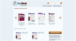 Desktop Screenshot of marketplace.docmonk.com