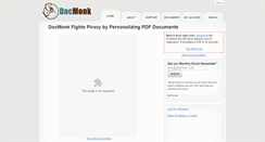 Desktop Screenshot of docmonk.com