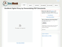 Tablet Screenshot of docmonk.com